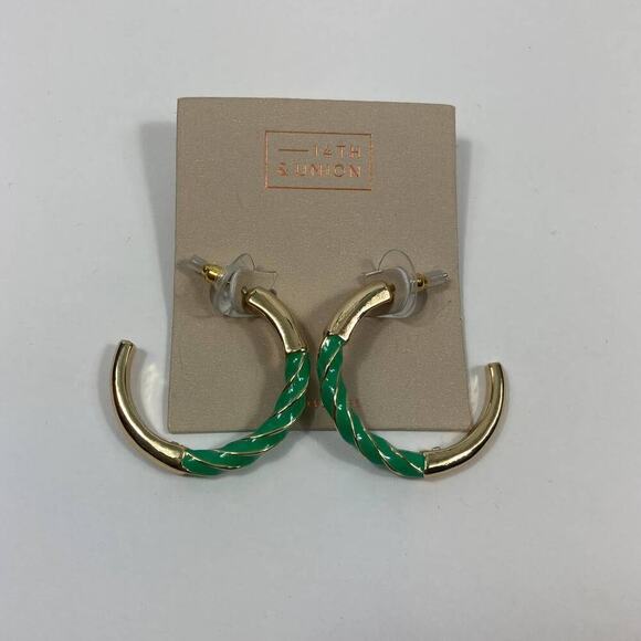 NWT 14th & Union hoop earrings - Picture 1 of 3